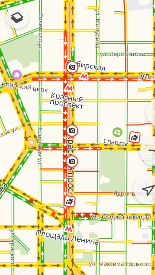 Карта аварий новосибирск