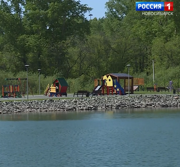 Набережная в Тогучине