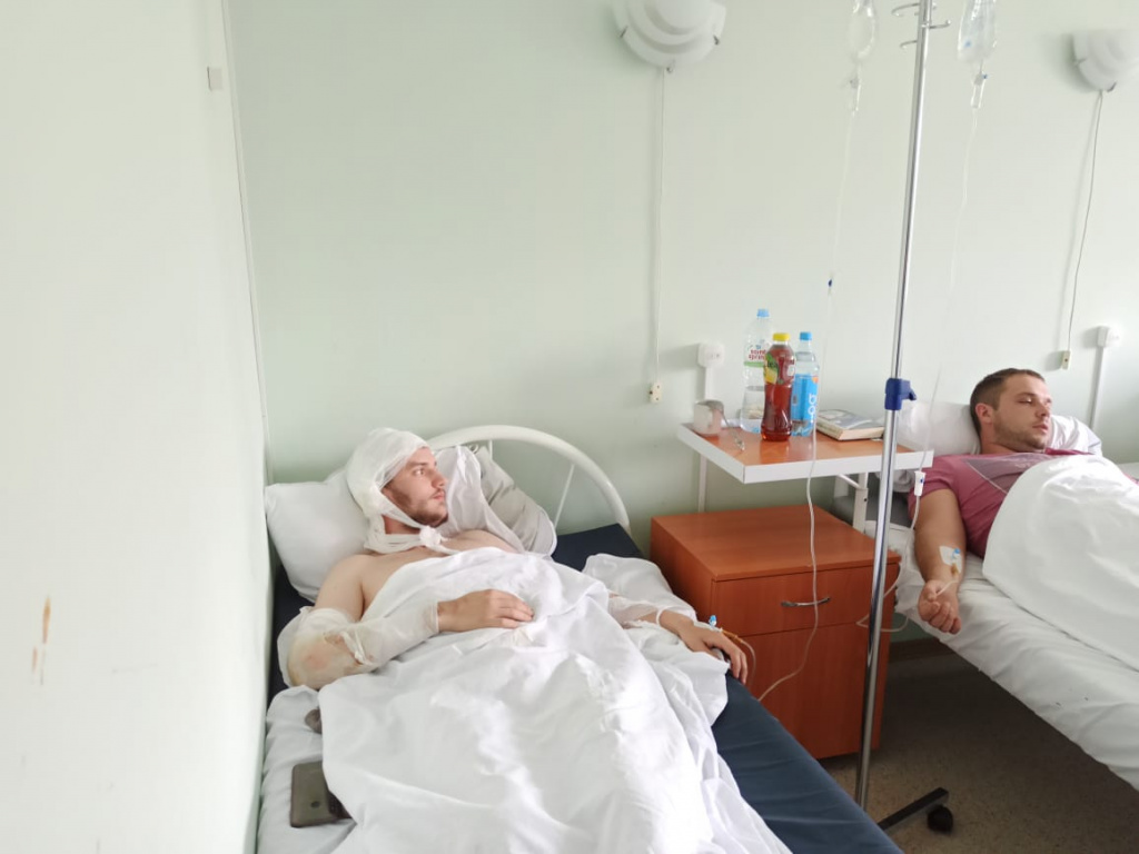 «Вести» встретились с пострадавшими при взрывах и пожаре на АЗС в Новосибирске