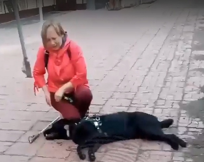 Ирина плачет над телом Вайта