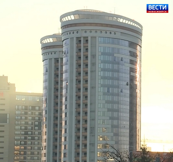 Высотный жилой дом в Новосибирске