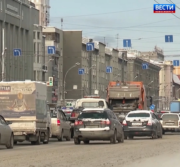 Пробки в Новосибирске