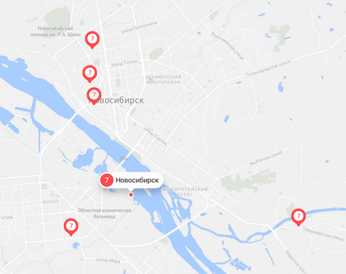 Карта воздуха новосибирск