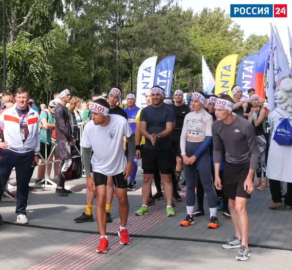 Старт Кросса наций в Новосибирске