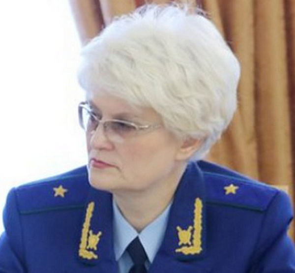 Бывший первый заместитель прокурора Новосибирской области Любовь Кузьменок 