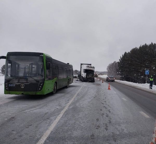 Кадры с места аварии