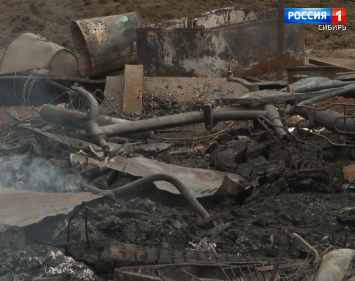 Пепелище в СНТ «Ромашка-1»