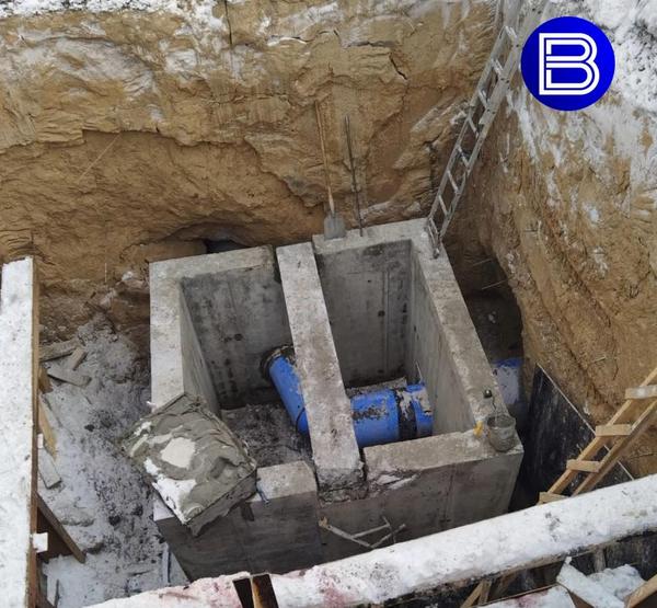 Авария в котловане