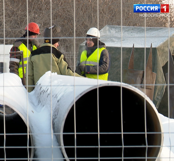 Рабочие на стройке