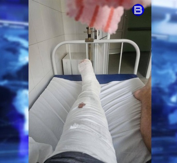 Пострадавший в больнице