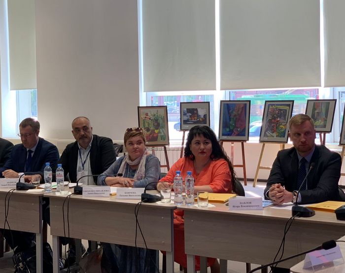 Участники заседания Общественной палаты Новосибирской области