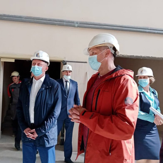 Осмотр школы Болотное