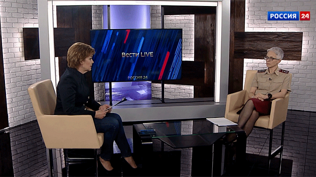 «Вести LIVE» с заместителем главы управления Роспотребнадзора Ладой Самойловой