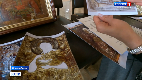 Луганские иконы отреставрировали и освятили в Новосибирске