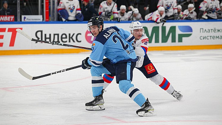 Хоккейная «Сибирь» проиграла третий матч подряд на домашнем льду