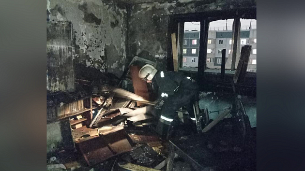 Два человека погибли в пожаре в Ленинском районе Новосибирска