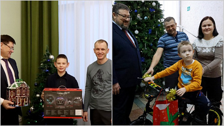 Анатолий Серышев исполнил заветные желания ещё двух юных сибиряков