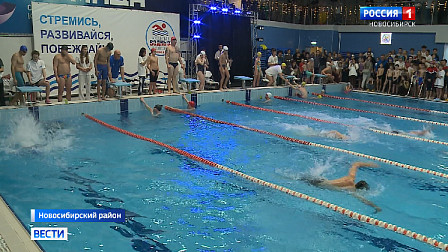 Под Новосибирском пловцы соревновались в классических и необычных форматах