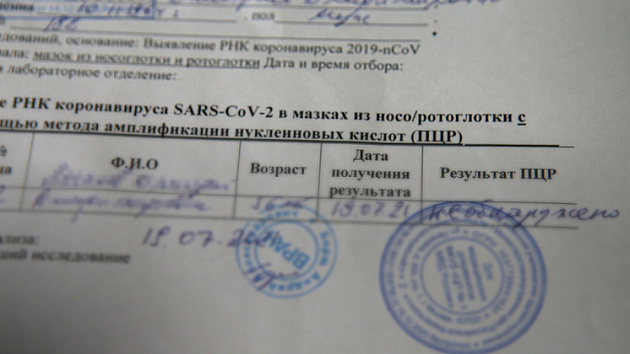 В Новосибирской области мужчина ответит за сбыт поддельных справок об отсутствии COVID-19