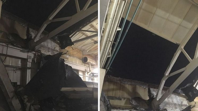 На кондитерской фабрике «Шоколадная страна» под Новосибирском обрушилась крыша