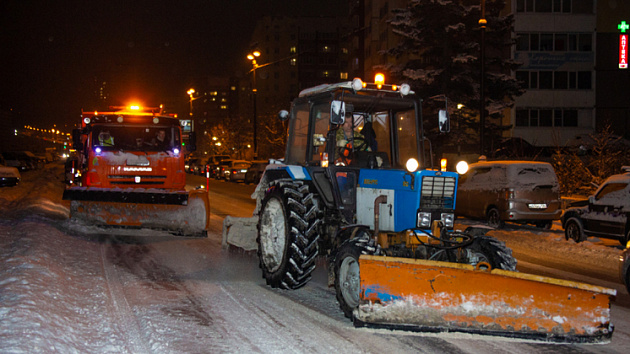Какие улицы очистят от снега в ночь на 19 ноября в Новосибирске