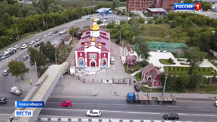 В Новосибирске одна из старейших церквей города во имя Архангела Михаила отмечает вековой юбилей