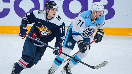Хоккейная «Сибирь» уступила «Металлургу» на выезде