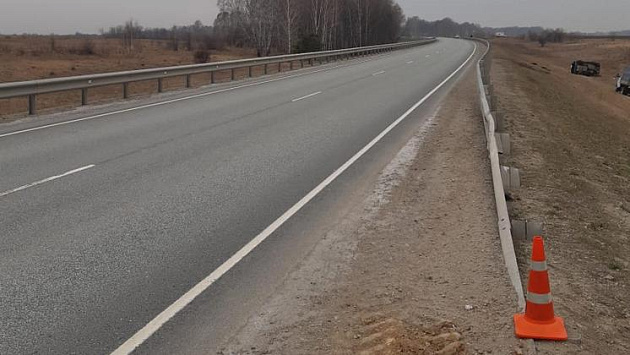 Под Новосибирском 49-летний водитель Lexus улетел в кювет и погиб