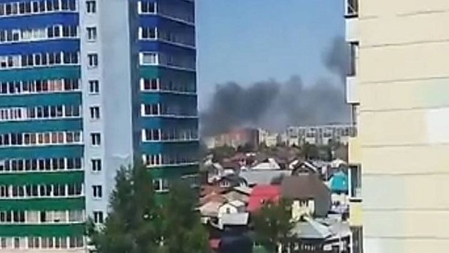 В Новосибирске один человек погиб во время пожара в частном доме на улице Кавказской