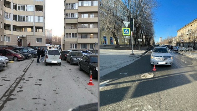 В Новосибирске машины сбили трёхлетнего велосипедиста и 14-летнюю самокатчицу