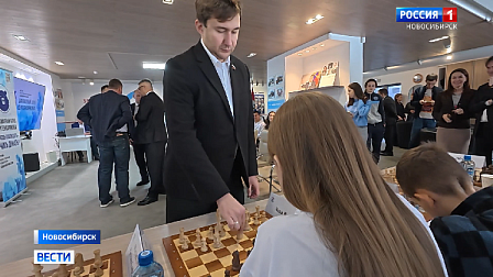 Известный гроссмейстер Сергей Карякин открыл в Новосибирске свой шахматный клуб