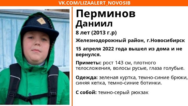 В Новосибирске 8-летний мальчик проводил девочку до школы и пропал
