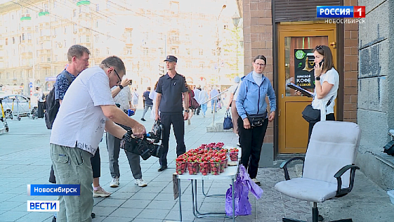 Борьбу с нелегальными уличными продавцами усилили в Новосибирске