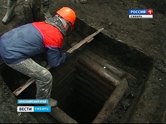 В Красноярском крае обнаружили древний шестиметровый колодец
