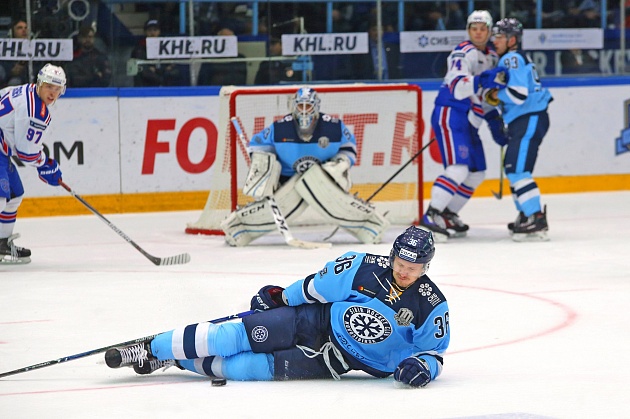 ХК «Сибирь» всухую проиграл «СКА» – 0:3
