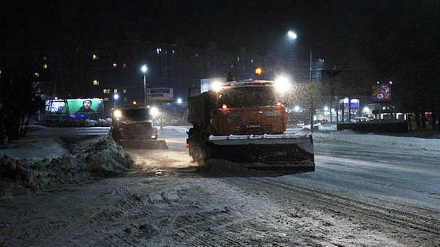 Какие улицы очистят от снега в ночь на 8 декабря в Новосибирске 