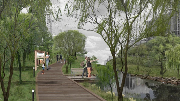 В Новосибирске согласовали дизайн будущего парка в пойме реки Ельцовки-1