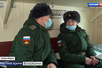 С новосибирского железнодорожного вокзала отправился первый военный эшелон с новобранцами