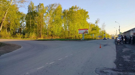 В Новосибирске 12-летняя девочка угодила в больницу после ДТП с питбайками