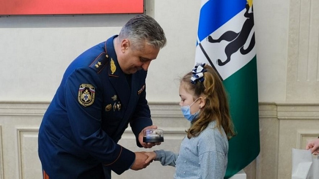 В Новосибирске шести юным героям вручили медали «За проявленное мужество»