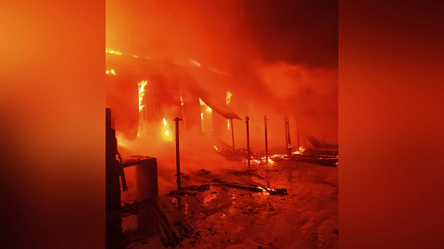 В Новосибирской области произошло два пожара в банях 22 ноября 