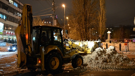 Какие улицы в Новосибирске очистят от снега в ночь на 27 января 