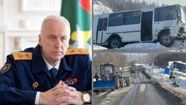 Глава СКР потребовал доклад об аварии с рейсовым автобусом в Искитиме