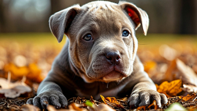 В Новосибирске продают ласкового щенка американского булли за 300 тысяч рублей