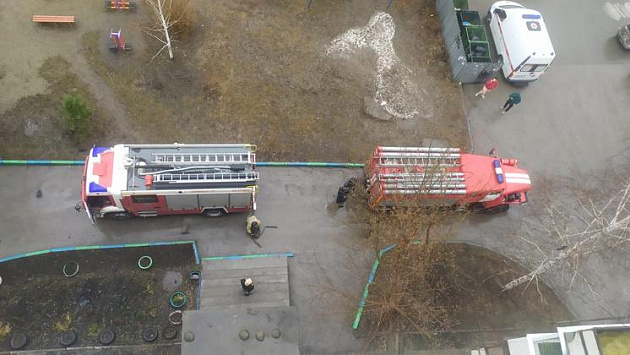 В Кировском районе Новосибирска во время пожара погиб мужчина