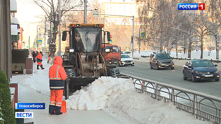 Оперативный штаб оценил уборку Новосибирска от снега на «тройку»