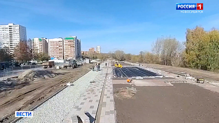 Первый этап строительства парка «Чемской берег» в Новосибирске подходит к концу