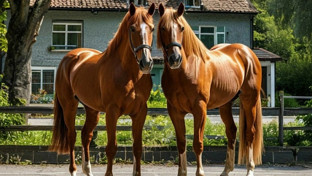 Две Марии поссорились из-за коней около коттеджа в Новосибирске