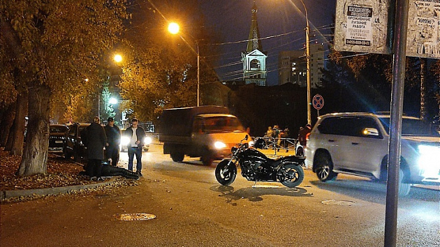 В Советском районе Новосибирска в ДТП пострадал мотоциклист