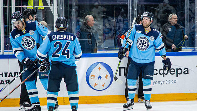 Победа над командой «Адмирал» в овертайме вновь вывела «Сибирь» в лидеры Востока КХЛ